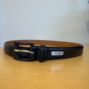 Lauren Ralph Lauren Men’s Black Leather Belt. Size Small